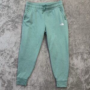 The North Face Womens Activewear Jogger Pants Mint Cotton Blend Drawstring S Reg